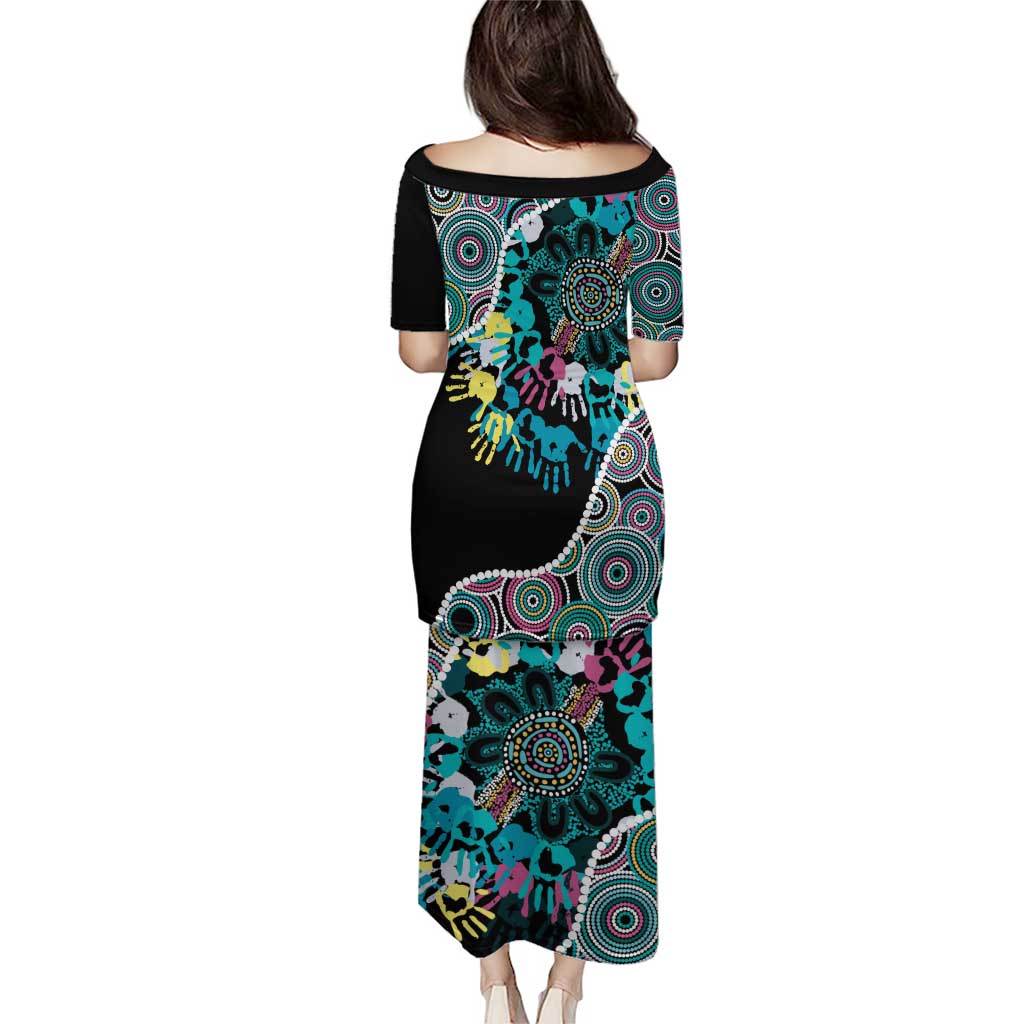 Honouring 50 Year Of NAIDOC Puletasi Honouring The Next Generation Pastel Aboriginal Art