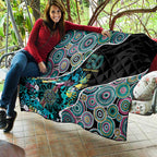 Honouring 50 Year Of NAIDOC Quilt Honouring The Next Generation Pastel Aboriginal Art
