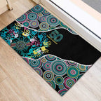 Honouring 50 Year Of NAIDOC Rubber Doormat Honouring The Next Generation Pastel Aboriginal Art