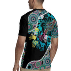 Honouring 50 Year Of NAIDOC Rugby Jersey Honouring The Next Generation Pastel Aboriginal Art