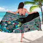 Honouring 50 Year Of NAIDOC Sarong Honouring The Next Generation Pastel Aboriginal Art
