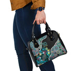 Honouring 50 Year Of NAIDOC Shoulder Handbag Honouring The Next Generation Pastel Aboriginal Art