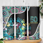 Honouring 50 Year Of NAIDOC Skinny Tumbler Honouring The Next Generation Pastel Aboriginal Art