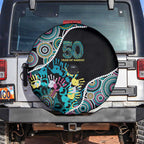 Honouring 50 Year Of NAIDOC Spare Tire Cover Honouring The Next Generation Pastel Aboriginal Art