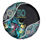 Honouring 50 Year Of NAIDOC Spare Tire Cover Honouring The Next Generation Pastel Aboriginal Art