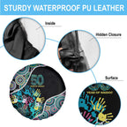 Honouring 50 Year Of NAIDOC Spare Tire Cover Honouring The Next Generation Pastel Aboriginal Art