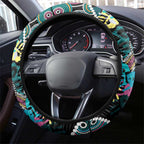 Honouring 50 Year Of NAIDOC Steering Wheel Cover Honouring The Next Generation Pastel Aboriginal Art