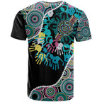 Honouring 50 Year Of NAIDOC T Shirt Honouring The Next Generation Pastel Aboriginal Art