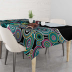 Honouring 50 Year Of NAIDOC Tablecloth Honouring The Next Generation Pastel Aboriginal Art