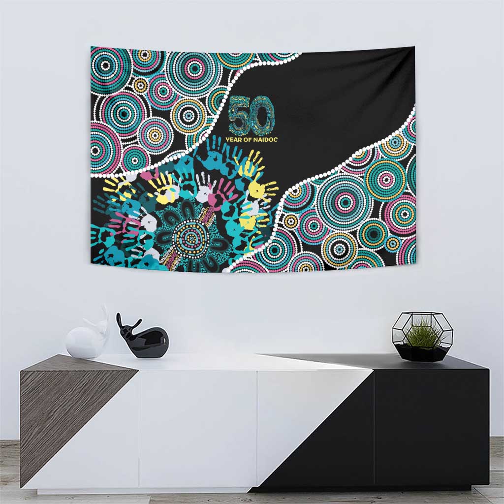 Honouring 50 Year Of NAIDOC Tapestry Honouring The Next Generation Pastel Aboriginal Art