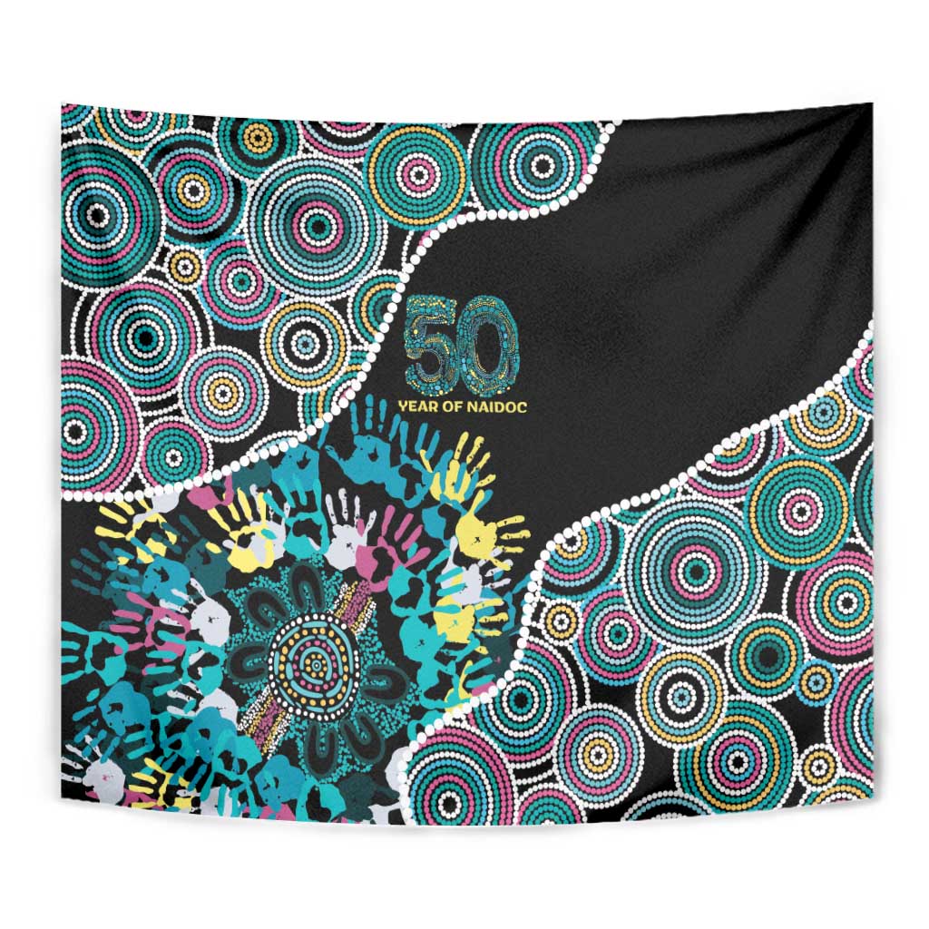 Honouring 50 Year Of NAIDOC Tapestry Honouring The Next Generation Pastel Aboriginal Art