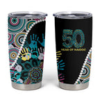 Honouring 50 Year Of NAIDOC Tumbler Cup Honouring The Next Generation Pastel Aboriginal Art