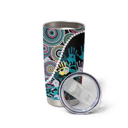 Honouring 50 Year Of NAIDOC Tumbler Cup Honouring The Next Generation Pastel Aboriginal Art