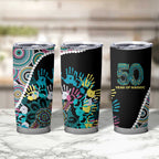 Honouring 50 Year Of NAIDOC Tumbler Cup Honouring The Next Generation Pastel Aboriginal Art