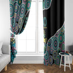 Honouring 50 Year Of NAIDOC Window Curtain Honouring The Next Generation Pastel Aboriginal Art