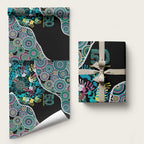 Honouring 50 Year Of NAIDOC Wrapping Paper Honouring The Next Generation Pastel Aboriginal Art - Aussie Hoodie