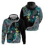 Honouring 50 Year Of NAIDOC Zip Hoodie Honouring The Next Generation Pastel Aboriginal Art