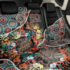 Honouring 50 Year Of NAIDOC Back Car Seat Cover Honouring The Next Generation Red Aboriginal Art