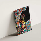 Honouring 50 Year Of NAIDOC Canvas Wall Art Honouring The Next Generation Red Aboriginal Art