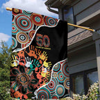 Honouring 50 Year Of NAIDOC Garden Flag Honouring The Next Generation Red Aboriginal Art