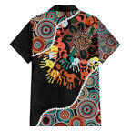 Honouring 50 Year Of NAIDOC Hawaiian Shirt Honouring The Next Generation Red Aboriginal Art