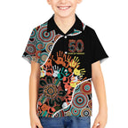 Honouring 50 Year Of NAIDOC Hawaiian Shirt Honouring The Next Generation Red Aboriginal Art
