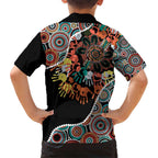 Honouring 50 Year Of NAIDOC Hawaiian Shirt Honouring The Next Generation Red Aboriginal Art