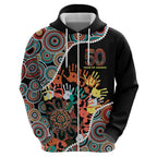 Honouring 50 Year Of NAIDOC Hoodie Honouring The Next Generation Red Aboriginal Art