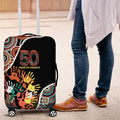 Honouring 50 Year Of NAIDOC Luggage Cover Honouring The Next Generation Red Aboriginal Art