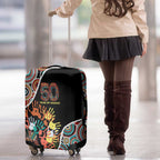 Honouring 50 Year Of NAIDOC Luggage Cover Honouring The Next Generation Red Aboriginal Art