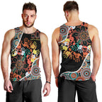 Honouring 50 Year Of NAIDOC Men Tank Top Honouring The Next Generation Red Aboriginal Art