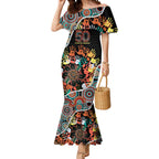 Honouring 50 Year Of NAIDOC Mermaid Dress Honouring The Next Generation Red Aboriginal Art