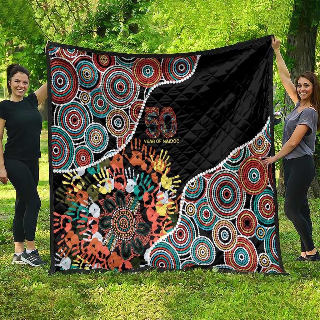 Honouring 50 Year Of NAIDOC Quilt Honouring The Next Generation Red Aboriginal Art
