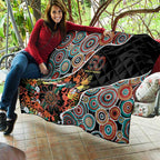 Honouring 50 Year Of NAIDOC Quilt Honouring The Next Generation Red Aboriginal Art