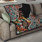 Honouring 50 Year Of NAIDOC Quilt Honouring The Next Generation Red Aboriginal Art