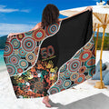 Honouring 50 Year Of NAIDOC Sarong Honouring The Next Generation Red Aboriginal Art