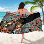 Honouring 50 Year Of NAIDOC Sarong Honouring The Next Generation Red Aboriginal Art