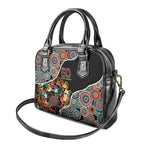 Honouring 50 Year Of NAIDOC Shoulder Handbag Honouring The Next Generation Red Aboriginal Art
