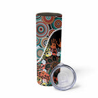 Honouring 50 Year Of NAIDOC Skinny Tumbler Honouring The Next Generation Red Aboriginal Art