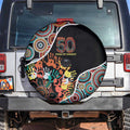 Honouring 50 Year Of NAIDOC Spare Tire Cover Honouring The Next Generation Red Aboriginal Art