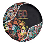 Honouring 50 Year Of NAIDOC Spare Tire Cover Honouring The Next Generation Red Aboriginal Art
