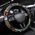 Honouring 50 Year Of NAIDOC Steering Wheel Cover Honouring The Next Generation Red Aboriginal Art
