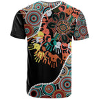 Honouring 50 Year Of NAIDOC T Shirt Honouring The Next Generation Red Aboriginal Art
