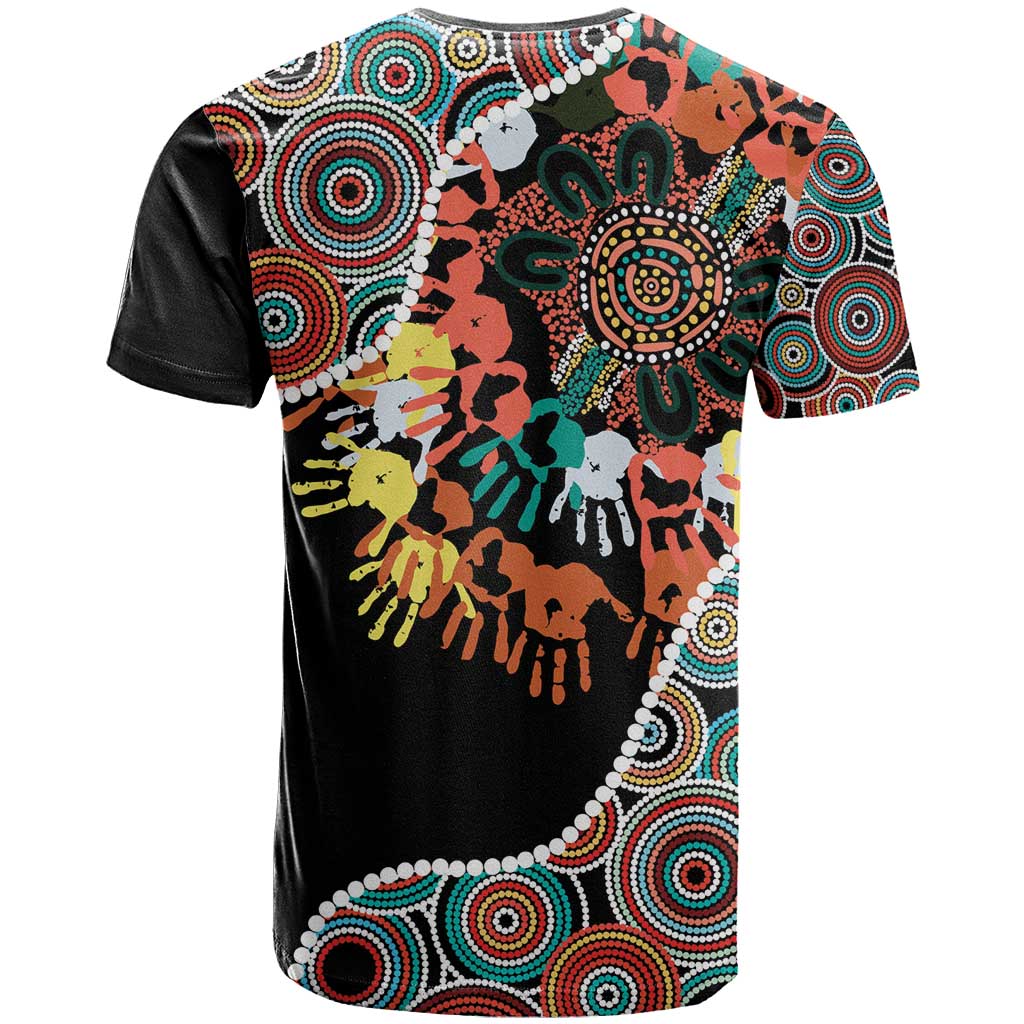 Honouring 50 Year Of NAIDOC T Shirt Honouring The Next Generation Red Aboriginal Art
