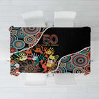 Honouring 50 Year Of NAIDOC Tablecloth Honouring The Next Generation Red Aboriginal Art