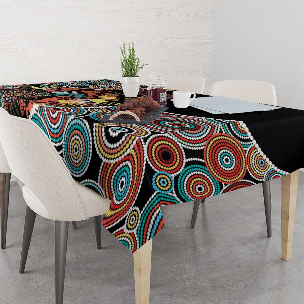 Honouring 50 Year Of NAIDOC Tablecloth Honouring The Next Generation Red Aboriginal Art