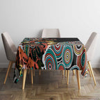 Honouring 50 Year Of NAIDOC Tablecloth Honouring The Next Generation Red Aboriginal Art