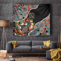 Honouring 50 Year Of NAIDOC Tapestry Honouring The Next Generation Red Aboriginal Art