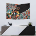 Honouring 50 Year Of NAIDOC Tapestry Honouring The Next Generation Red Aboriginal Art