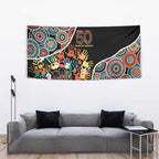 Honouring 50 Year Of NAIDOC Tapestry Honouring The Next Generation Red Aboriginal Art